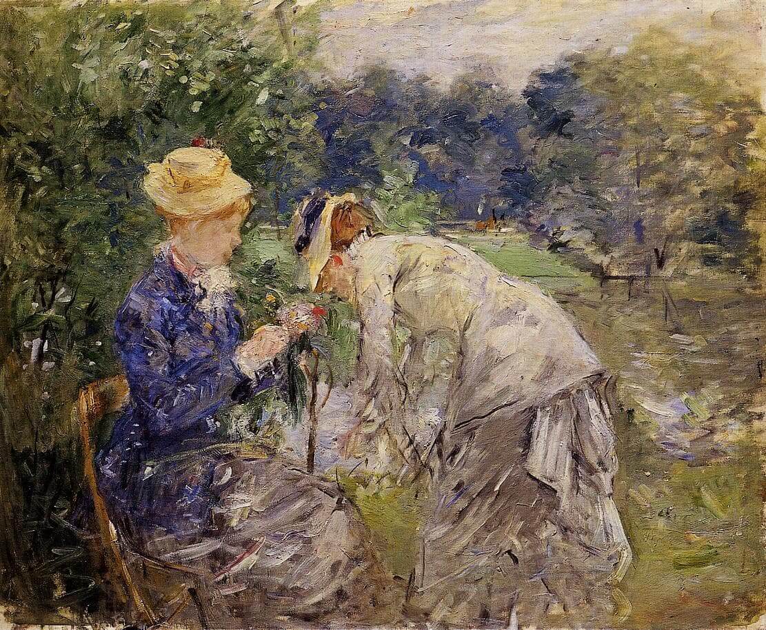 "En el Bois de Boulogne" de Berthe Morisot